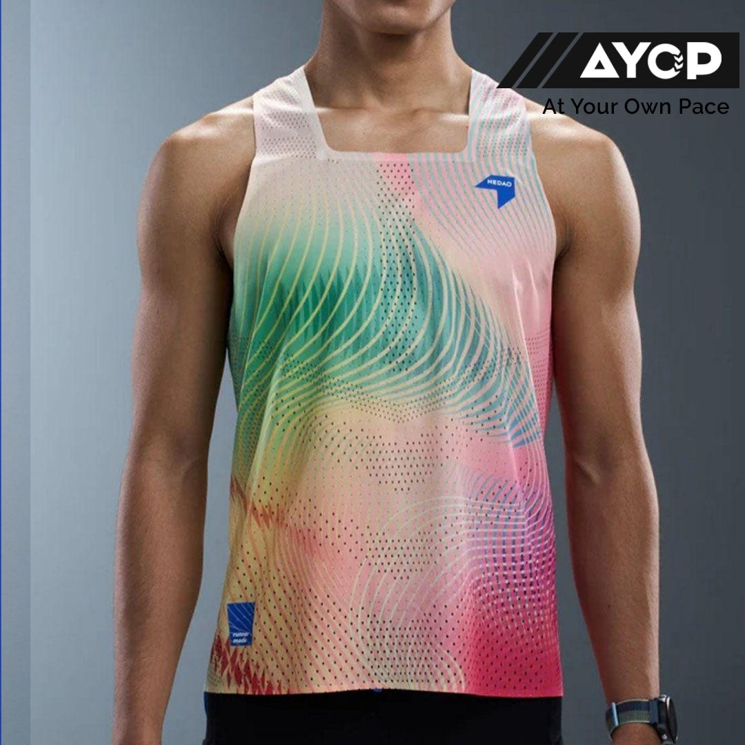 Nedao QiFlow Vortex Men’s Running Singlet Tank Top