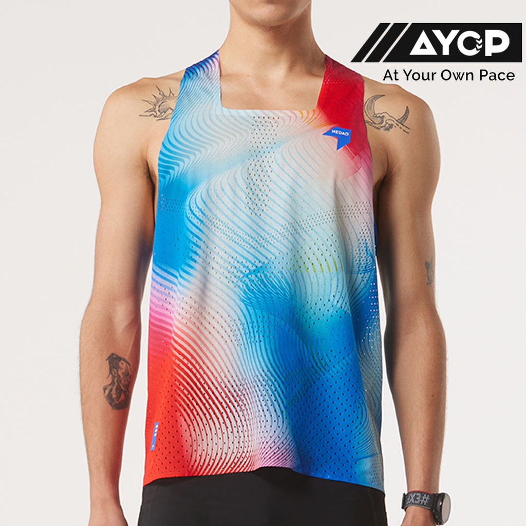 Nedao QiFlow Vortex Men’s Running Singlet Tank Top