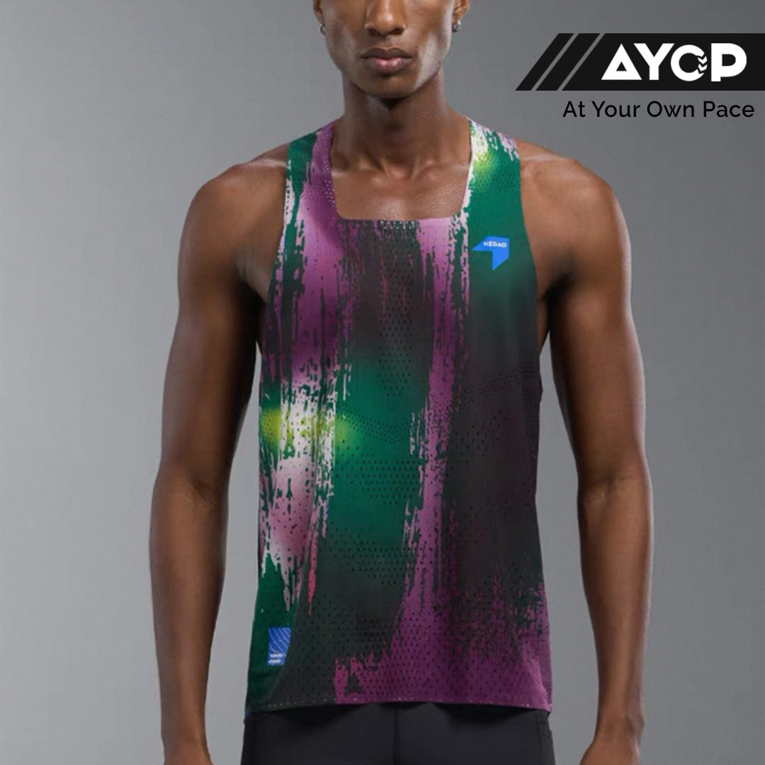 Nedao QiFlow Vortex Men’s Running Singlet Tank Top