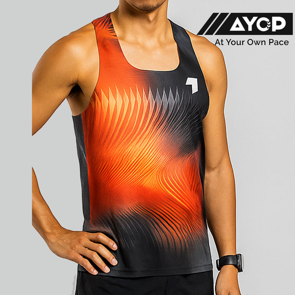 Nedao QiFlow Vortex Men’s Running Singlet Tank Top