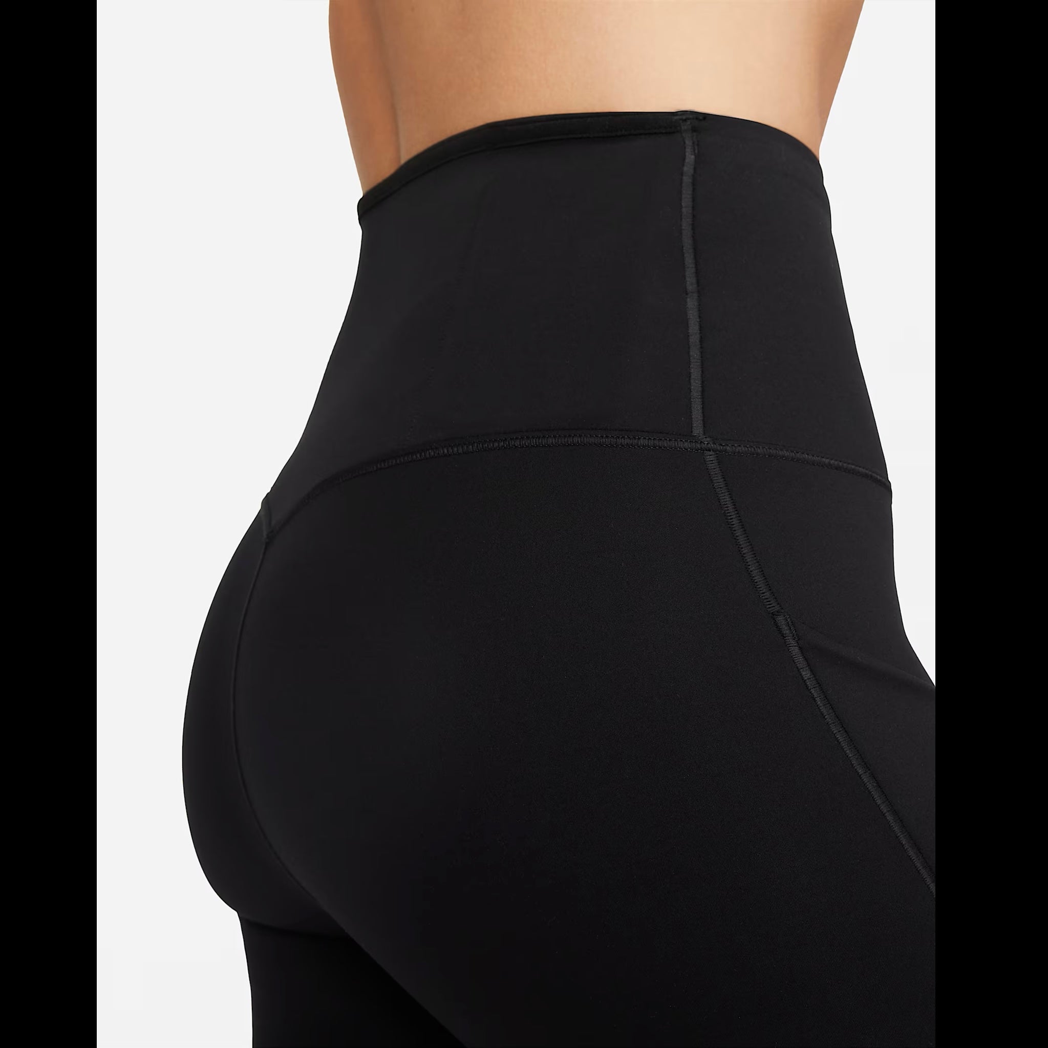 Nike Go Firm-Support High Waisted Women’s Running Training Biker Tights Shorts - Black