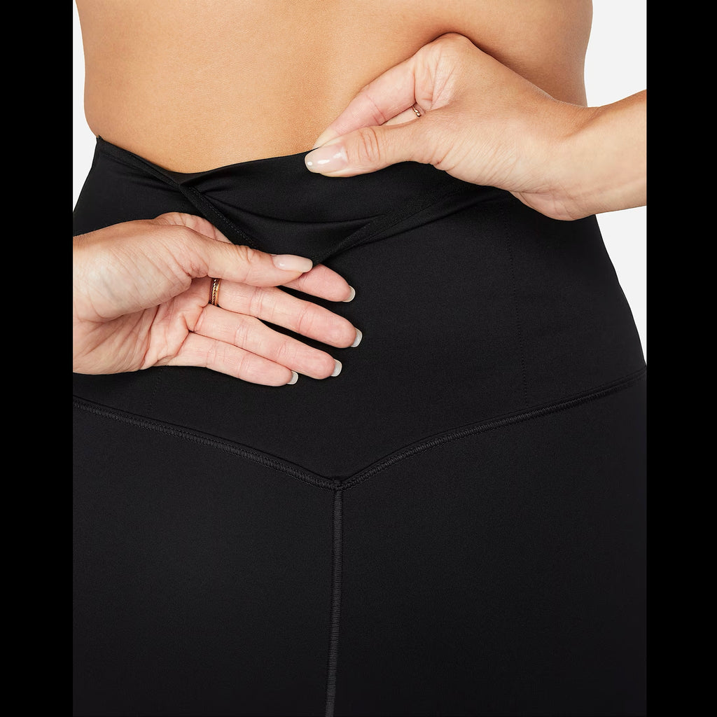 Nike Go Firm-Support High Waisted Women’s Running Training Biker Tights Shorts - Black