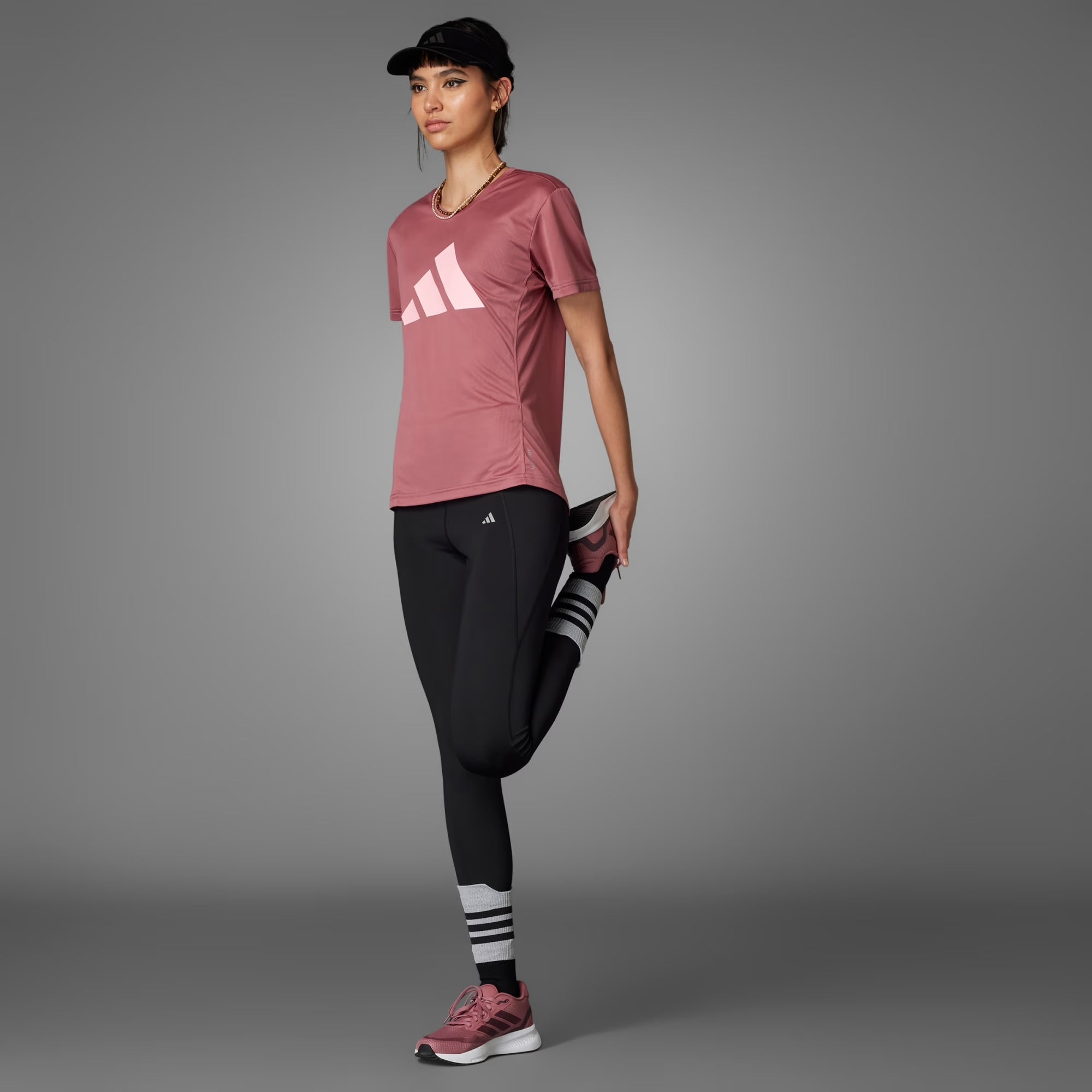 Adidas Run It Tee Women’s Running T-Shirt - Crimson