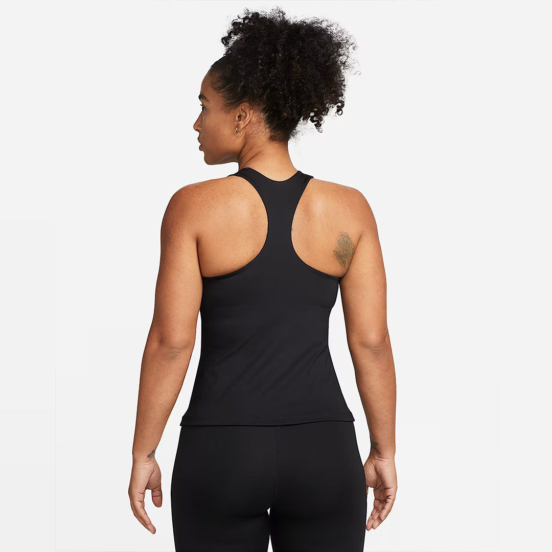 Nike Swoosh Medium-Support Padded Sports Bra Tank Top - Black