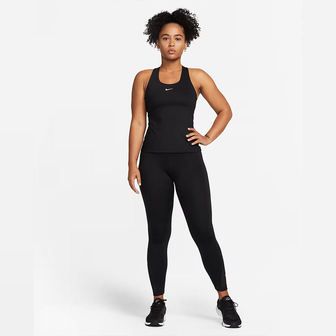 Nike Swoosh Medium-Support Padded Sports Bra Tank Top - Black