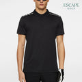 J. Lindeberg Lionel Regular Fit Men’s Golf Polo Shirts - Black