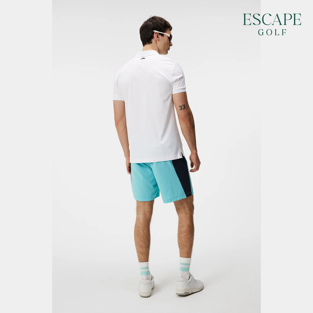 J. Lindeberg Lionel Regular Fit Men’s Golf Polo Shirts - White