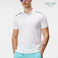 J. Lindeberg Lionel Regular Fit Men’s Golf Polo Shirts - White