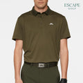 J. Lindeberg Wince Regular Fit Men’s Golf Polo Shirts - Forest Green