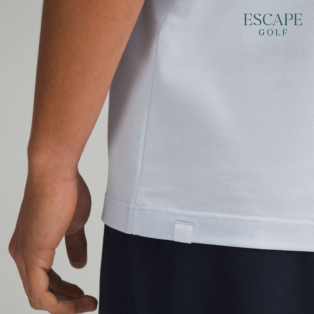 Lululemon Pique Classic-Fit Short-Sleeve Men’s Golf Polo Shirts - Ocean Air