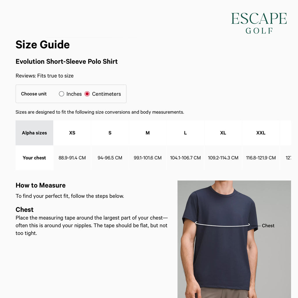 Lululemon Pique Classic-Fit Short-Sleeve Men’s Golf Polo Shirts - Ocean Air