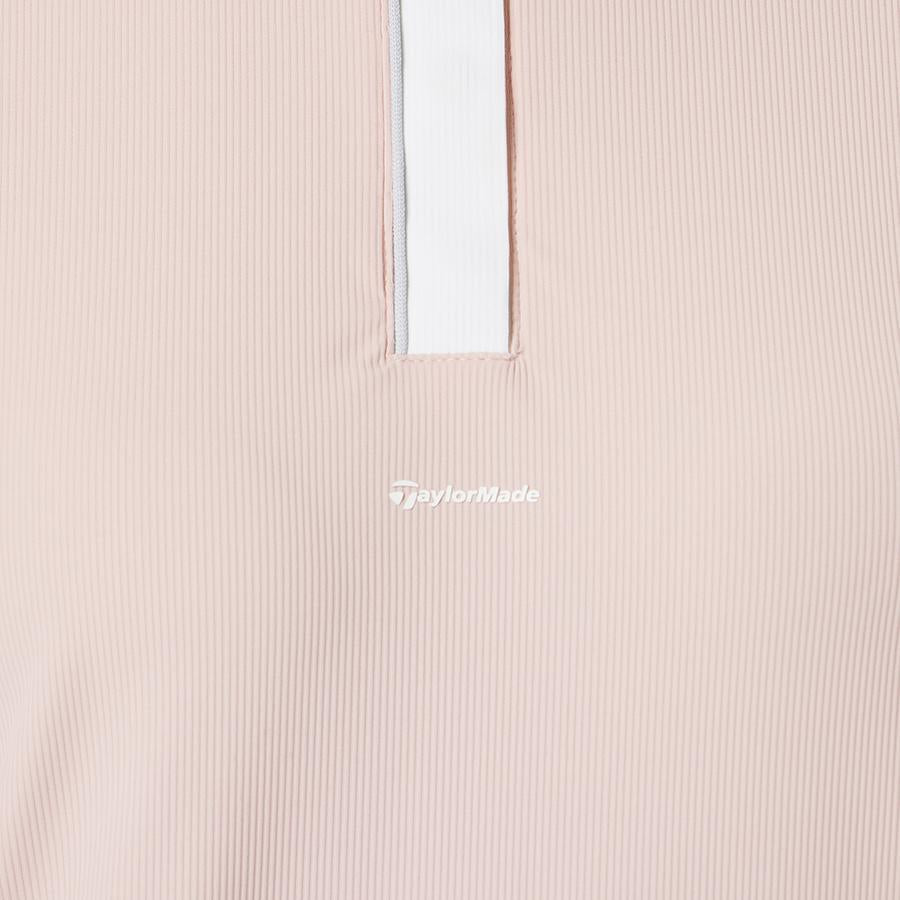 TaylorMade FW25 Edged Basic Women’s Golf Polo Shirts - Soft Pink