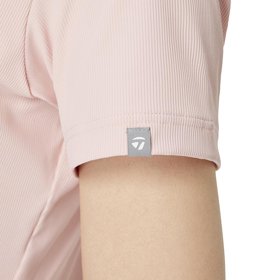 TaylorMade FW25 Edged Basic Women’s Golf Polo Shirts - Soft Pink
