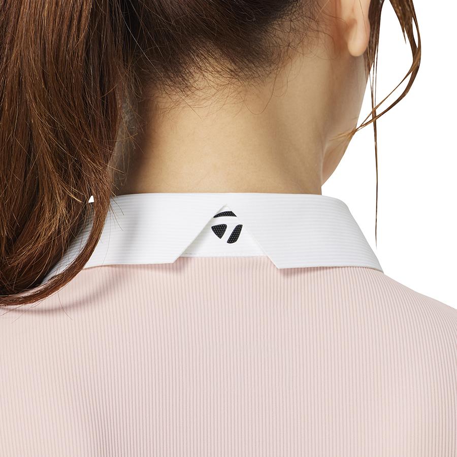 TaylorMade FW25 Edged Basic Women’s Golf Polo Shirts - Soft Pink