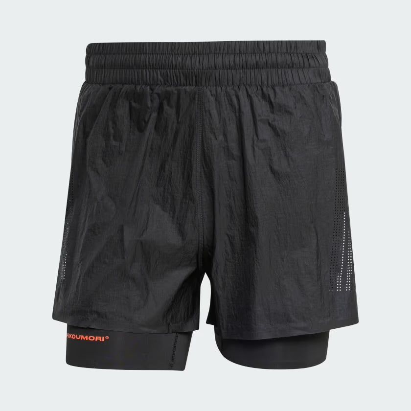 Adidas Adi365 Hermanos Koumori 2-in-1 Men’s Running Shorts - Black