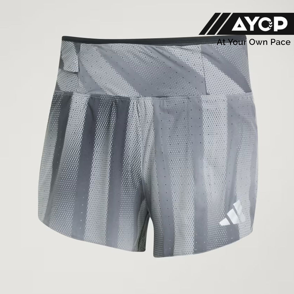 Adidas Adizero Break The Norm Gel Men’s Running Shorts - Grey Three Five