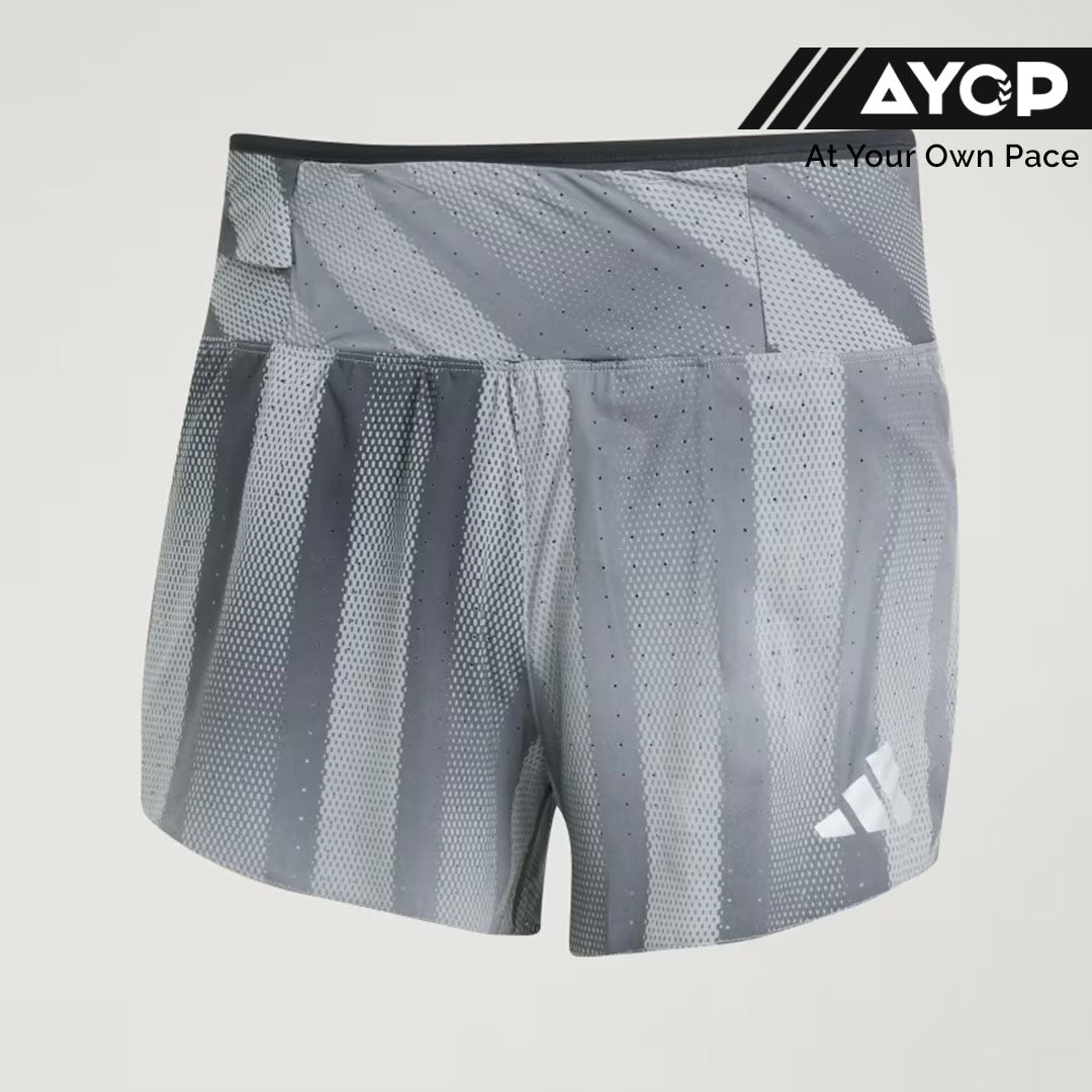 Adidas Adizero Break The Norm Gel Men’s Running Shorts - Grey Three Five