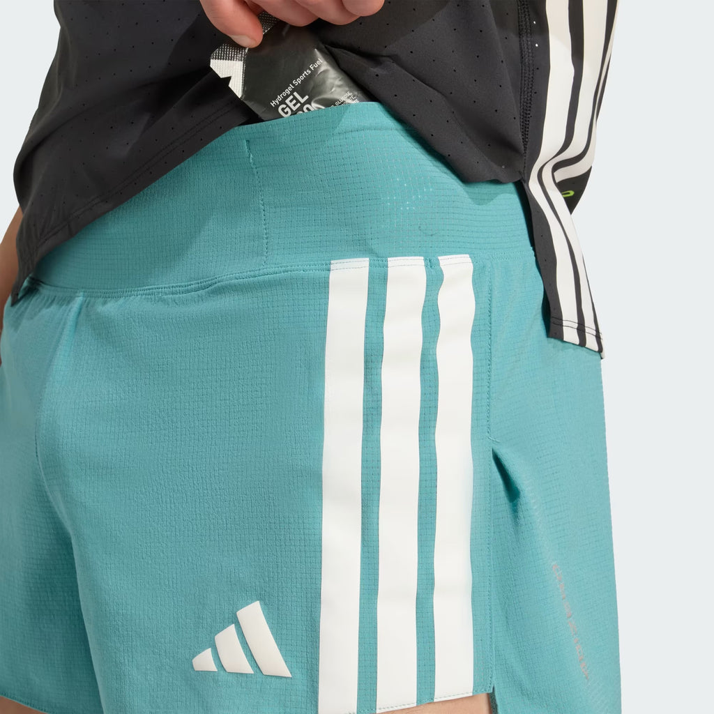 Adidas Adizero Running Gel Pocket Men’s Running Shorts - Powder Teal