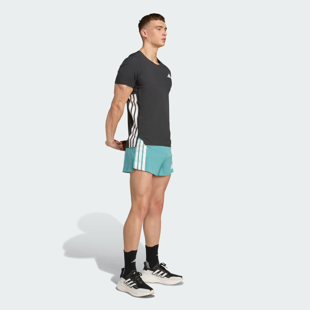Adidas Adizero Running Gel Pocket Men’s Running Shorts - Powder Teal