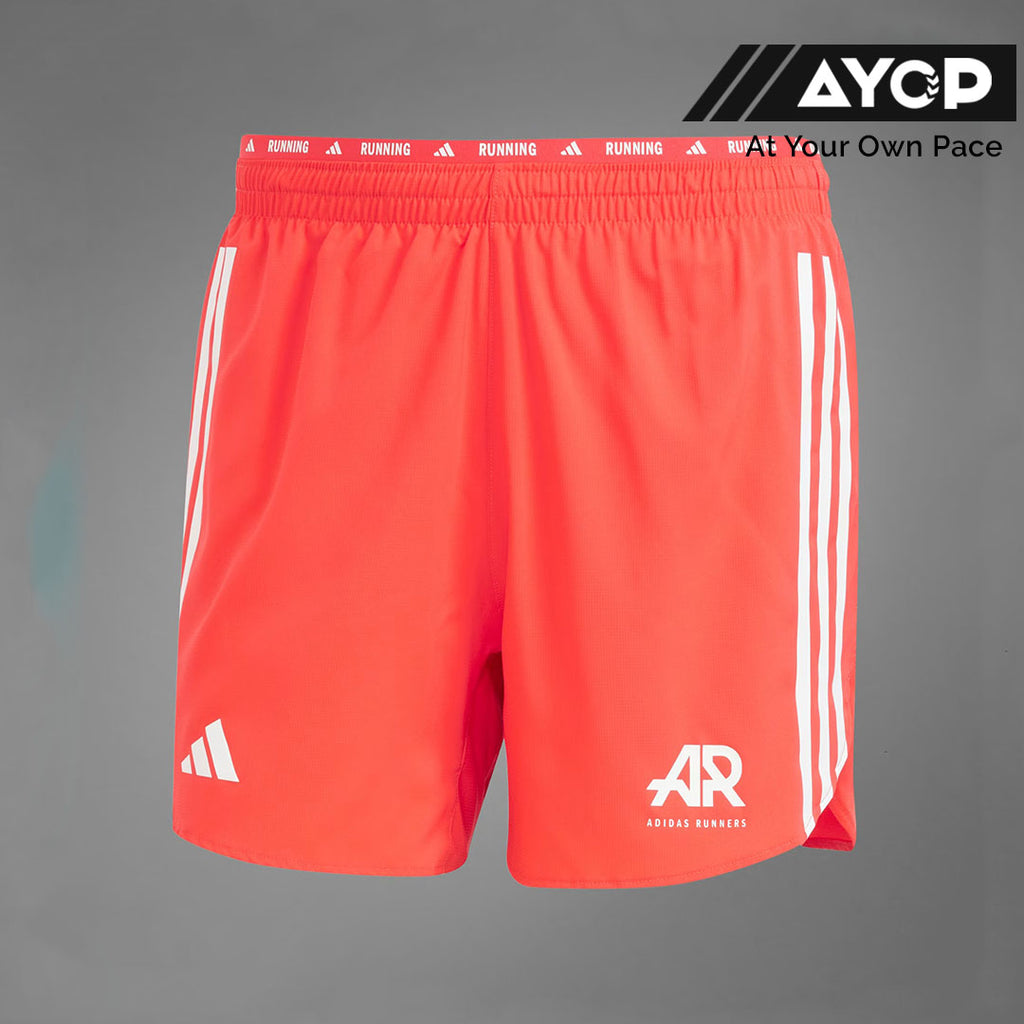 Adidas Runners Climacool Men’s Running Shorts - Semi Lucid Red