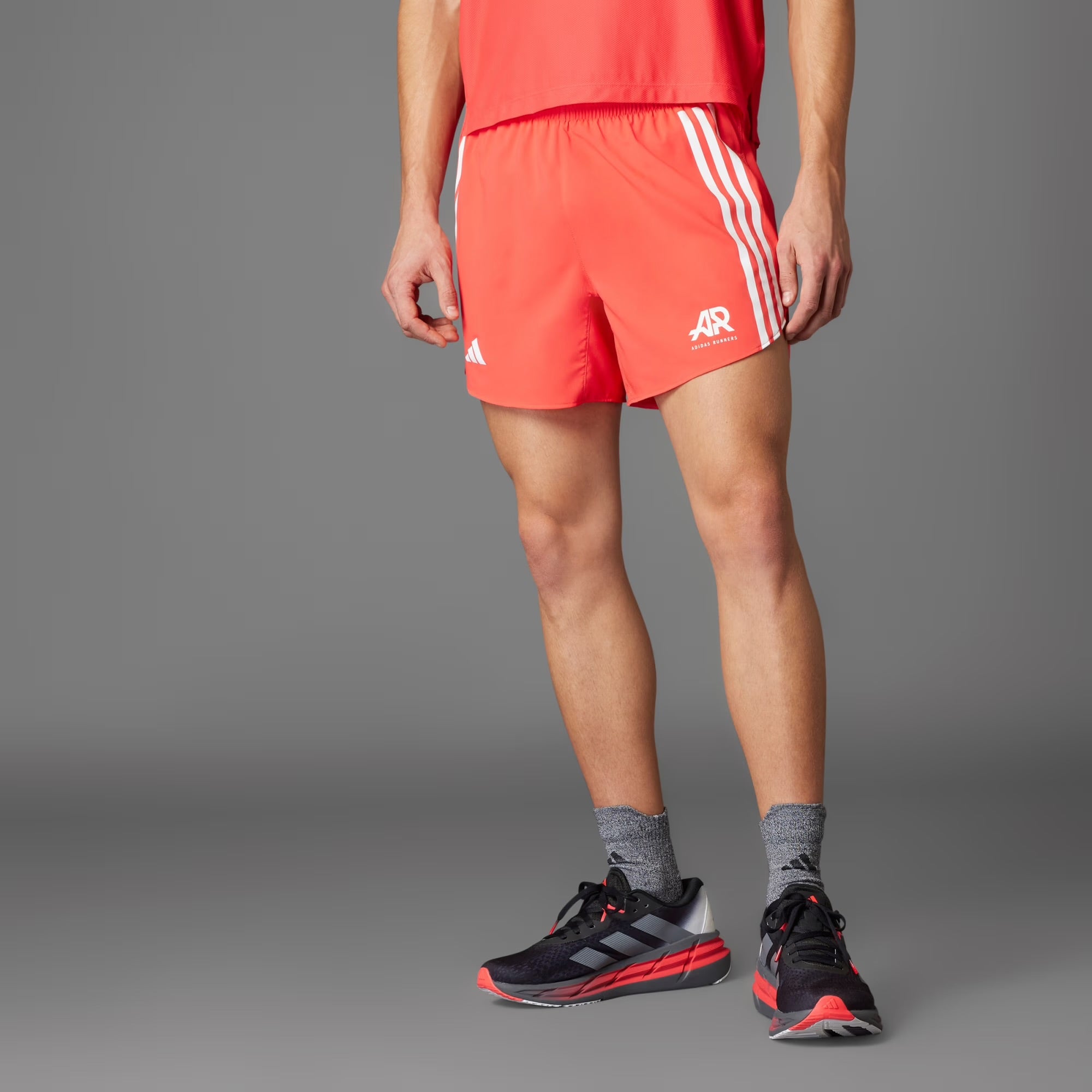 Adidas Runners Climacool Men’s Running Shorts - Semi Lucid Red