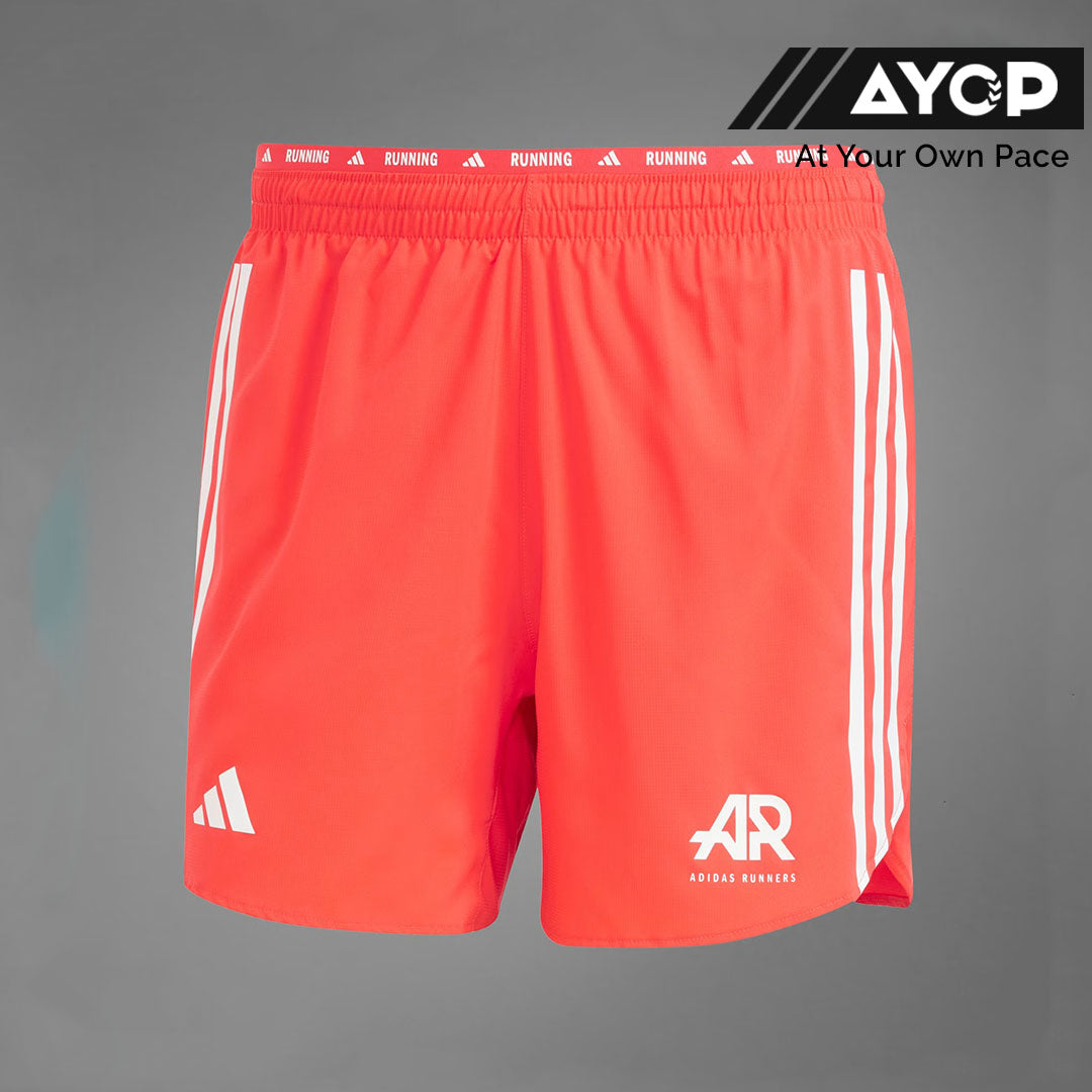 Adidas Runners Climacool Men’s Running Shorts - Semi Lucid Red