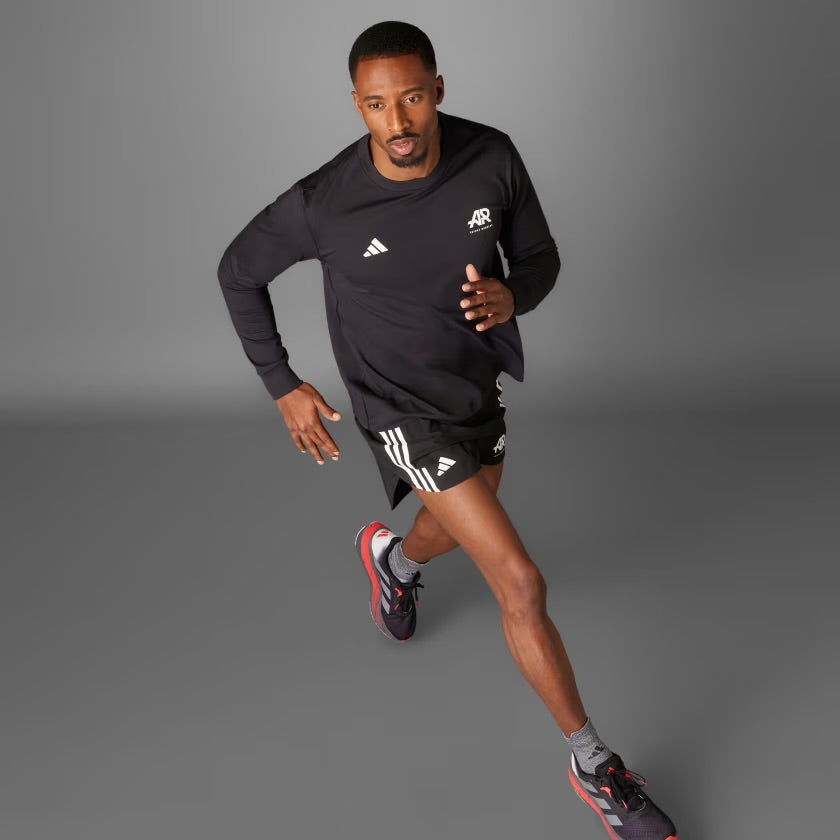 Adidas Runners Every Place Has A Place UniteFIT Men’s Women’s Running Long Sleeve T-Shirt - Black