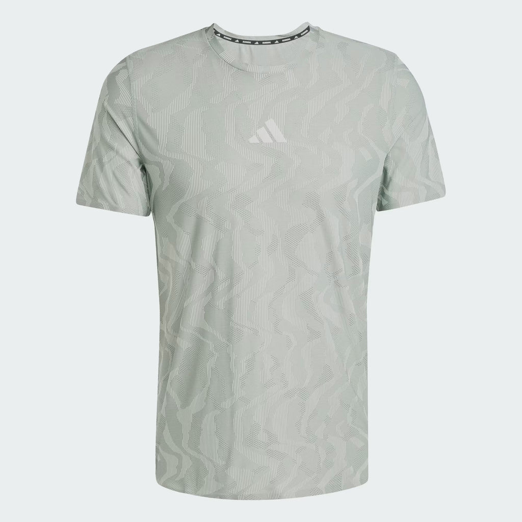 Adidas Ultimate Running Engineered Climacool+ Men’s Running T-Shirt - Silver Green