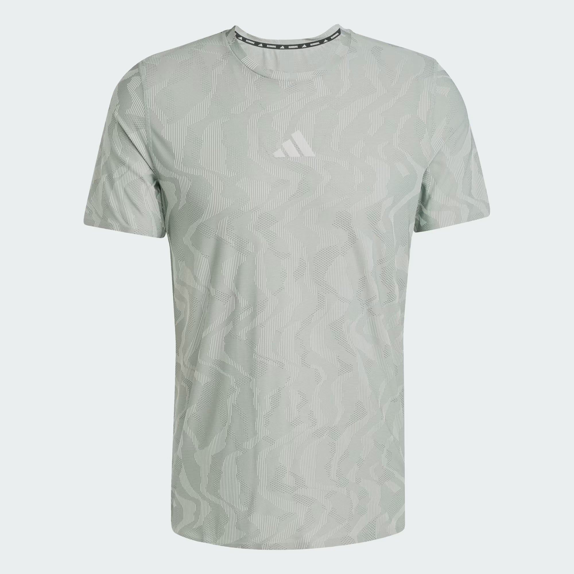 Adidas Ultimate Running Engineered Climacool+ Men’s Running T-Shirt - Silver Green