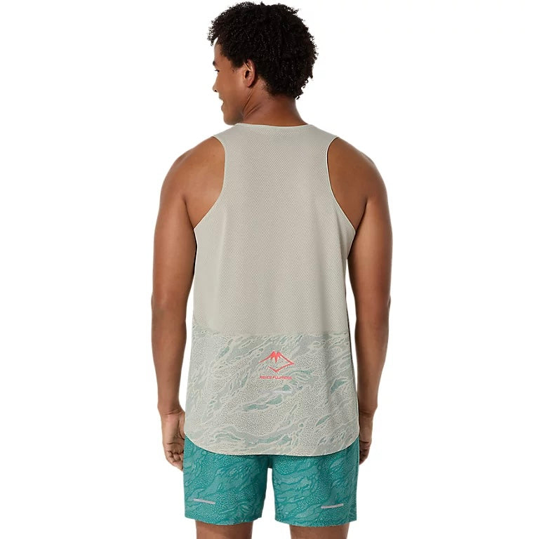 Asics Fujitrail Actibreeze Men’s Running Tank Top - White Sahe