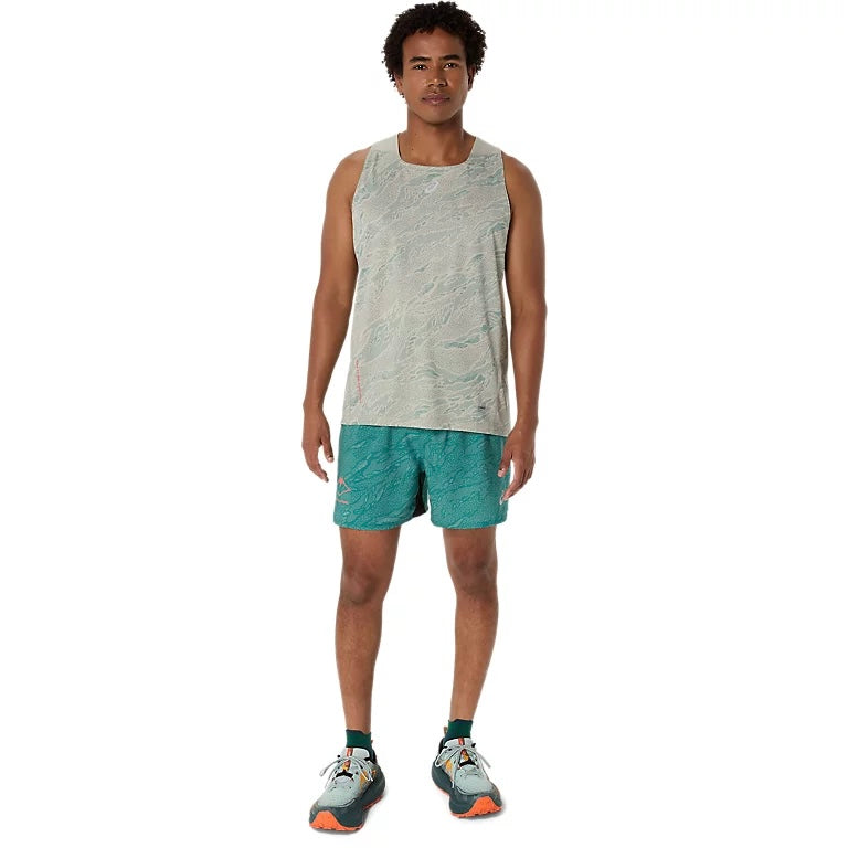 Asics Fujitrail Actibreeze Men’s Running Tank Top - White Sahe
