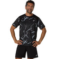 Asics Road All Over Prints Men’s Running T-Shirt - Performance Black
