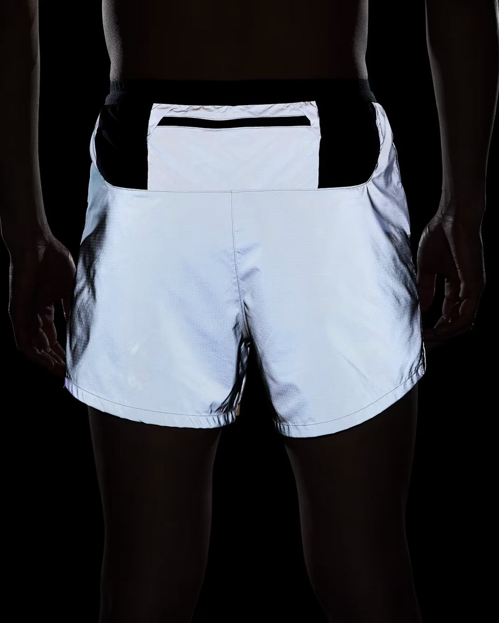 Nike Dri-FIT ADV Running Division 2-in-1 Reflective Men’s Running Shorts - Silver Black