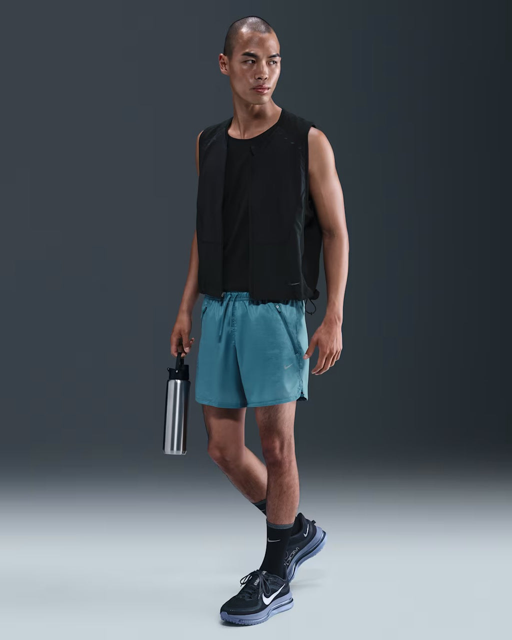 Nike Stride Running Division Brief-lined 5-inch Men’s Running Shorts - Smoky Blue