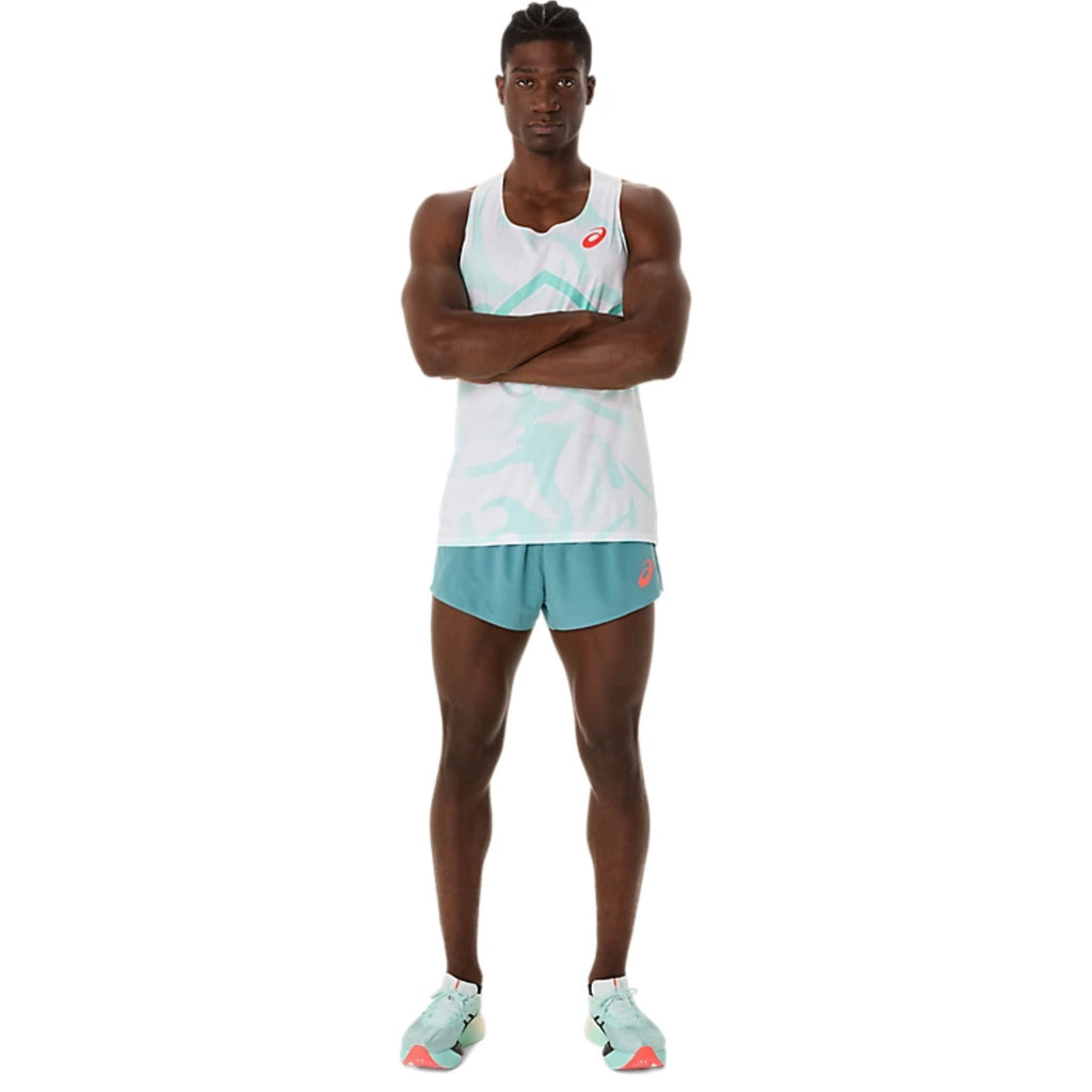 Asics Actibreeze Light Men’s Running Shorts - Atlantis Blue