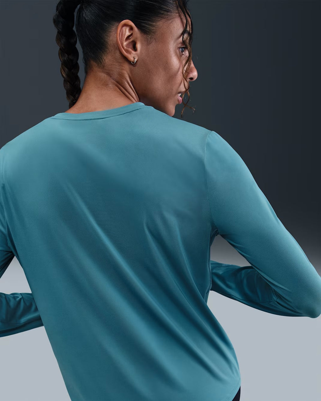 Nike Dri-FIT One Classic Long Sleeve - Smoky Blue