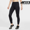 Nike Go High-Waisted 7/8 with Pockets Women's Running Leggings - Black
