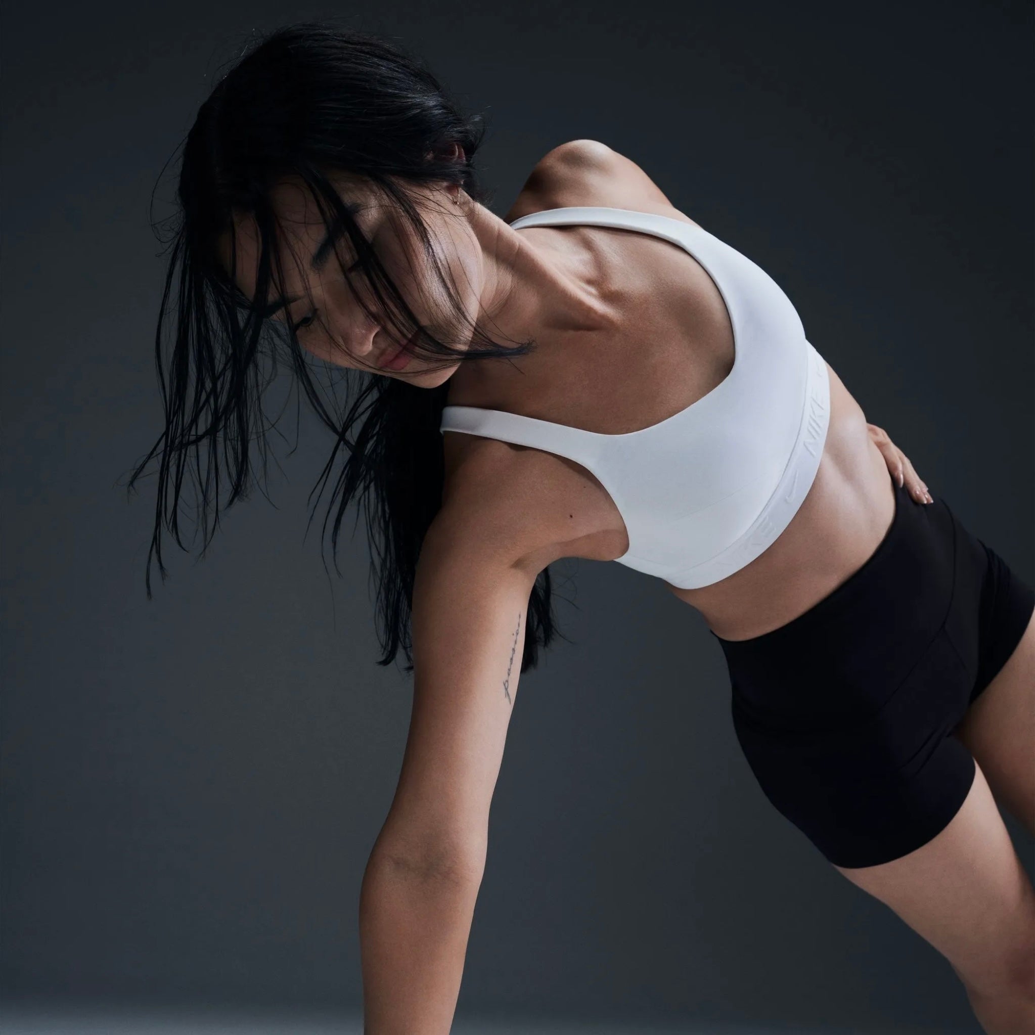 Nike Indy High Support Padded Adjustable Women’s Training Sports Bra - White