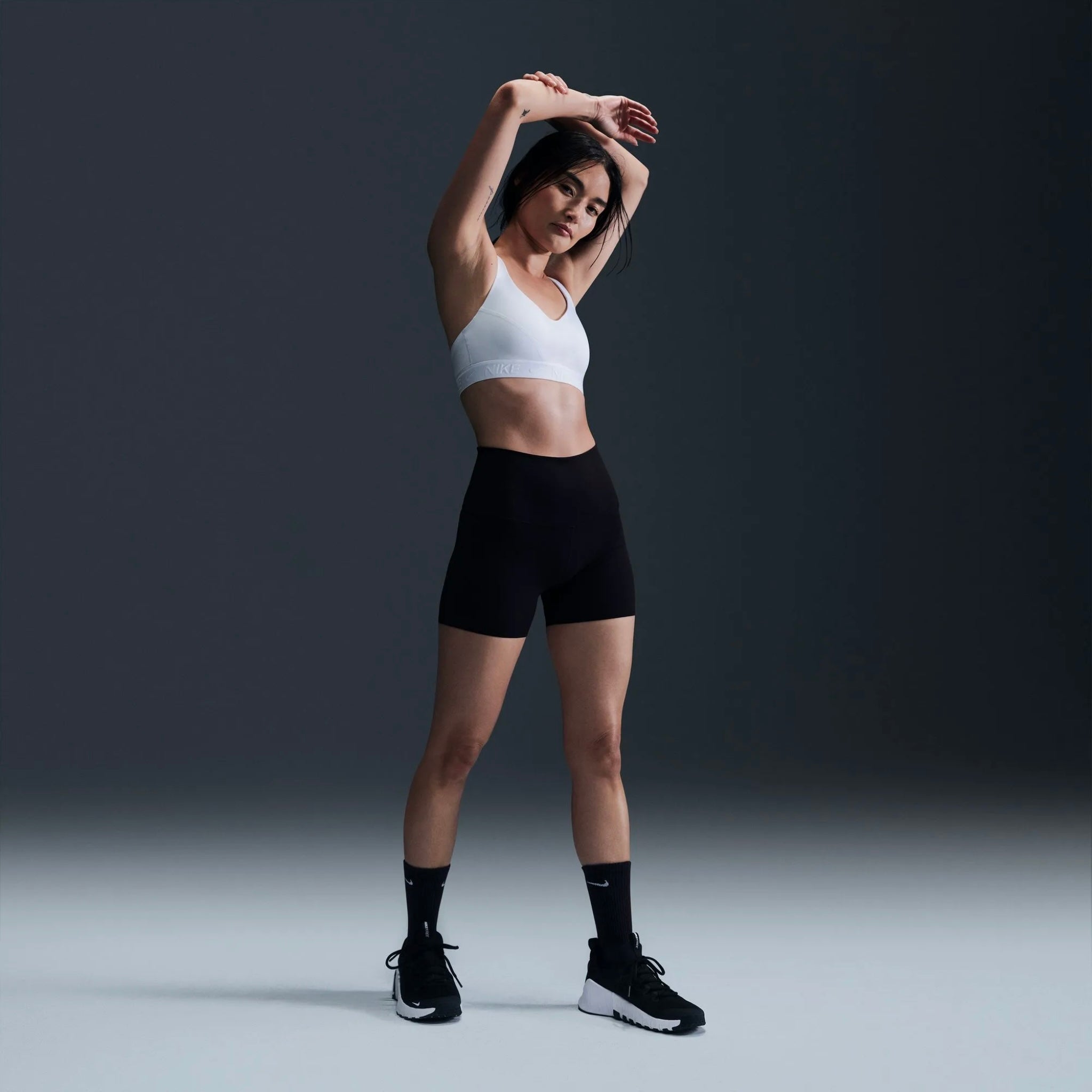 Nike Indy High Support Padded Adjustable Women’s Training Sports Bra - White