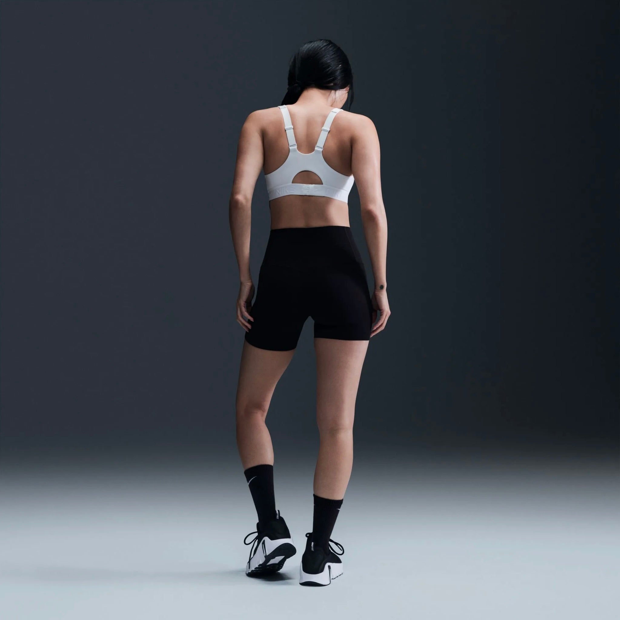 Nike Indy High Support Padded Adjustable Women’s Training Sports Bra - White