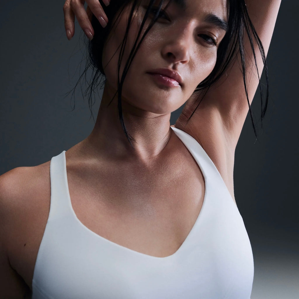 Nike Indy High Support Padded Adjustable Women’s Training Sports Bra - White