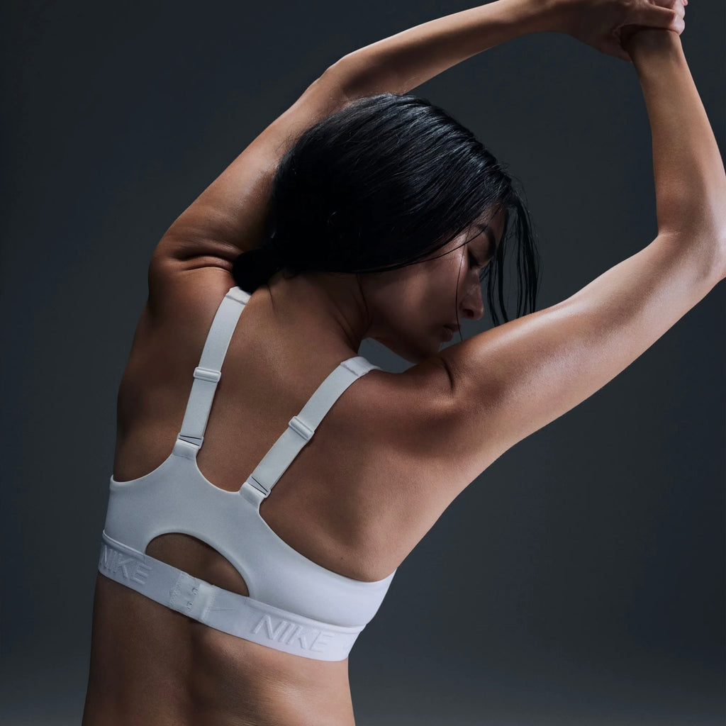 Nike Indy High Support Padded Adjustable Women’s Training Sports Bra - White