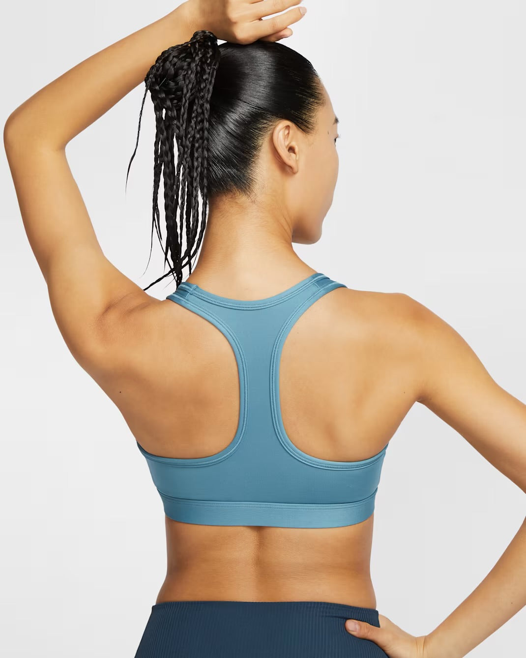 Nike Swoosh Medium-Support Women's Sports Bra - Smoky Blue