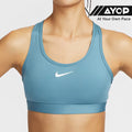 Nike Swoosh Medium-Support Women's Sports Bra - Smoky Blue