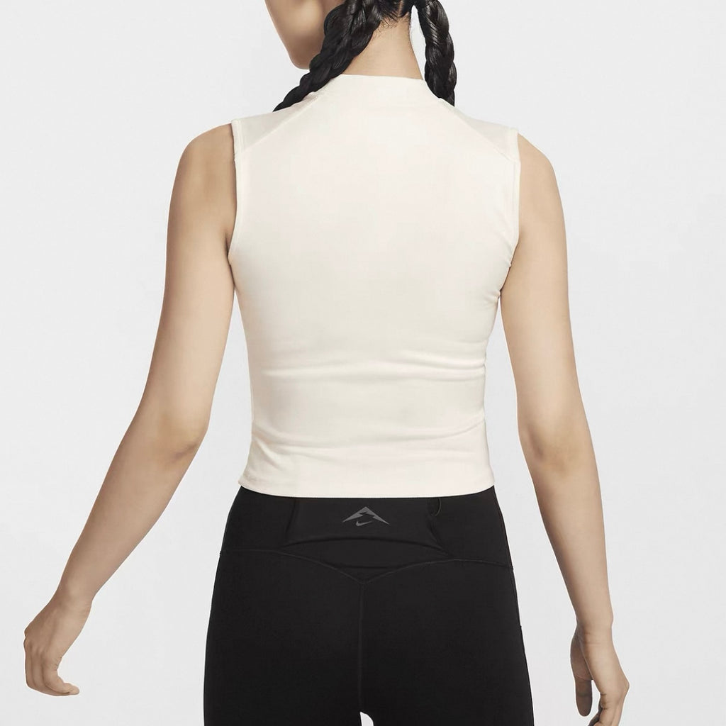 Nike Dri-FIT Trail Storage Women’s Running Tank Top - Broken White