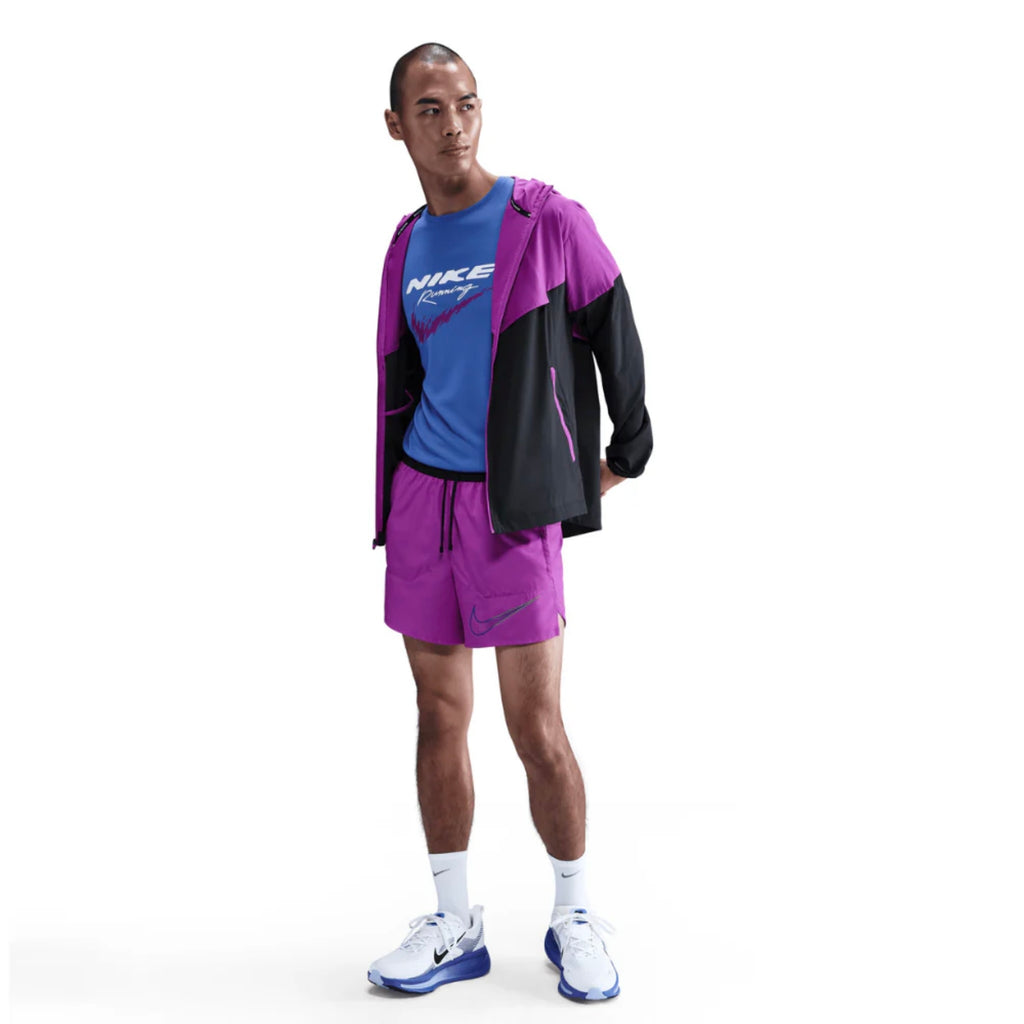 Nike Dri-FIT Stride Logo 5-inch Brief-lined Men’s Running Shorts - Vivid Purple