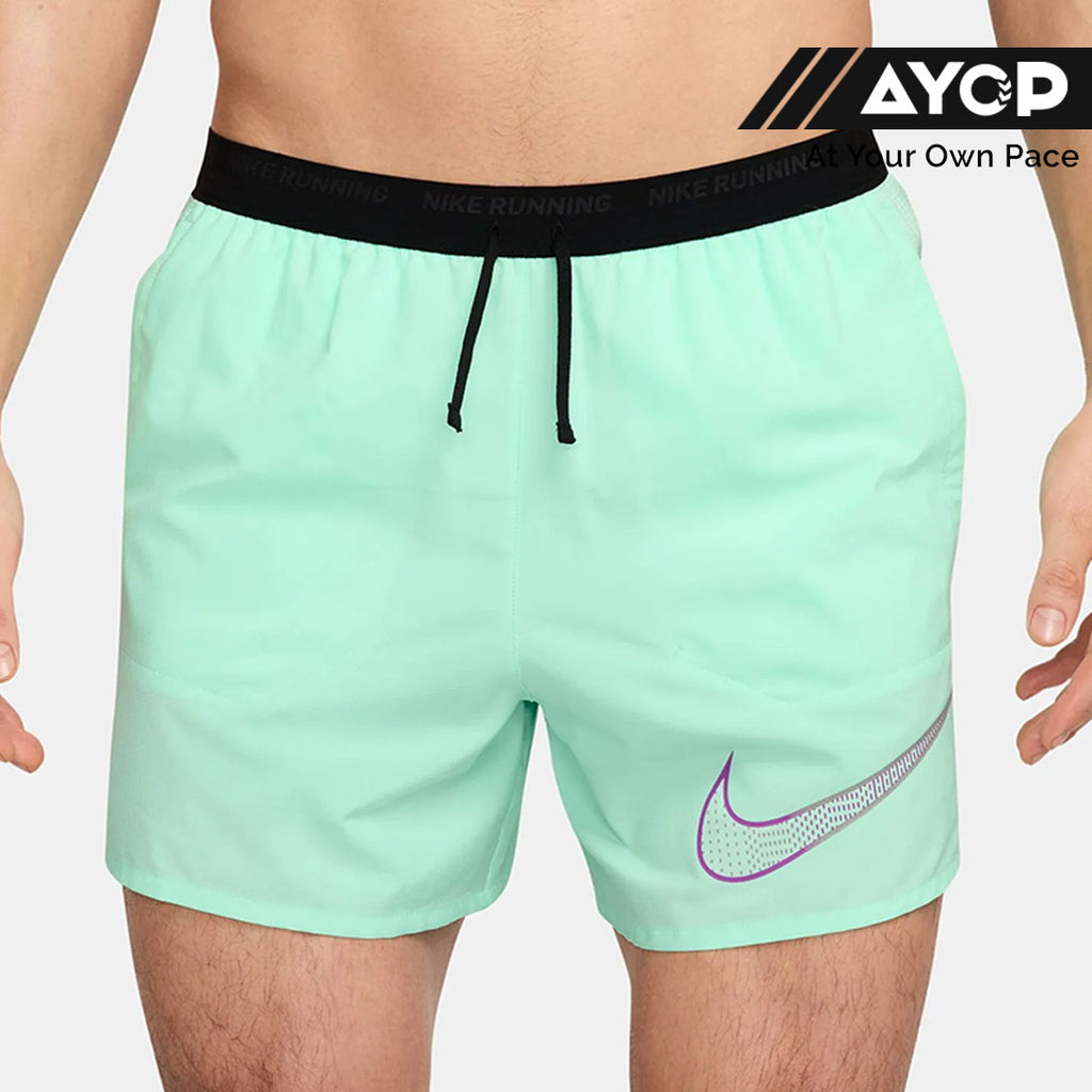 Nike Dri-FIT Stride Logo 5-inch Brief-lined Men’s Running Shorts - Mint Foam
