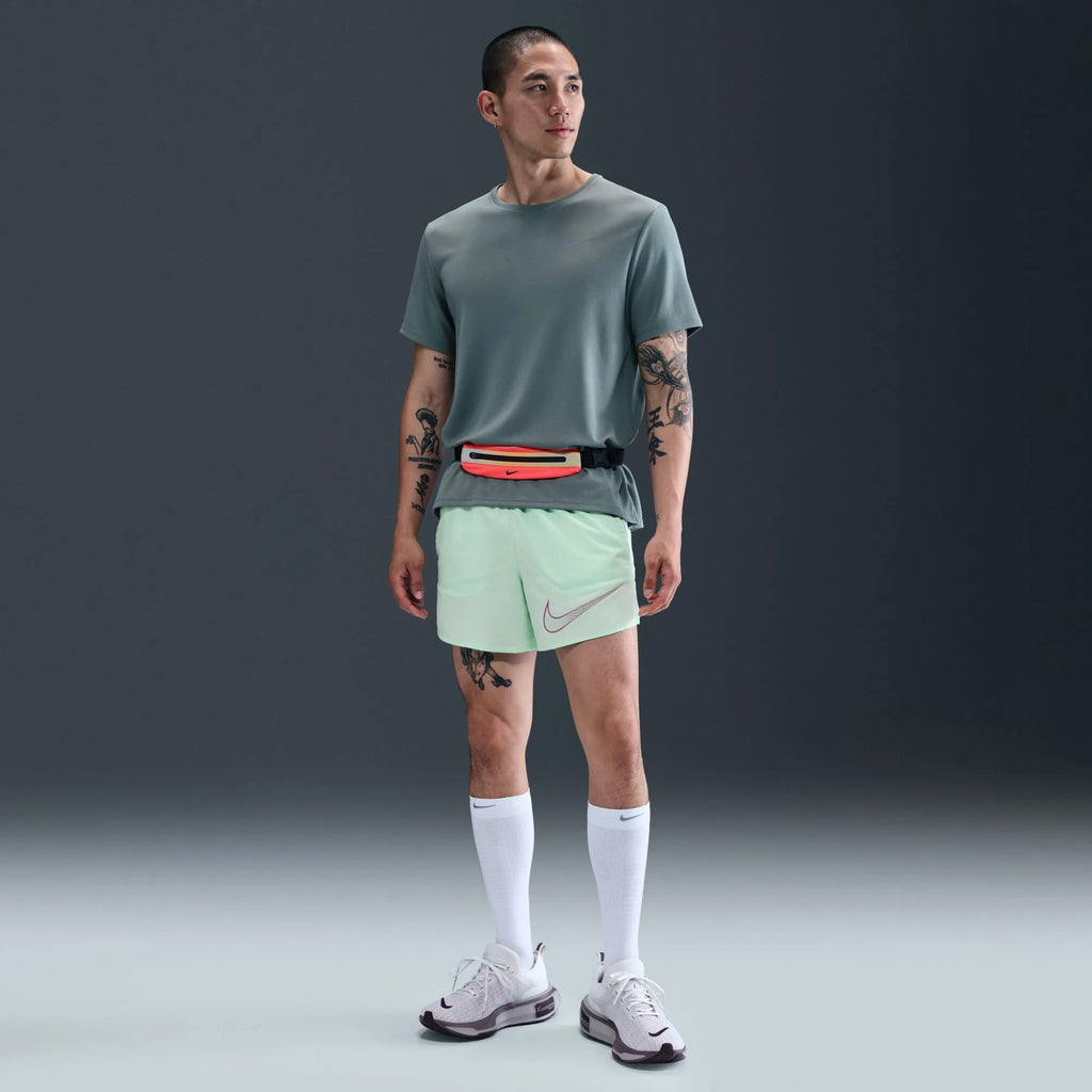 Nike Dri-FIT Stride Logo 5-inch Brief-lined Men’s Running Shorts - Mint Foam