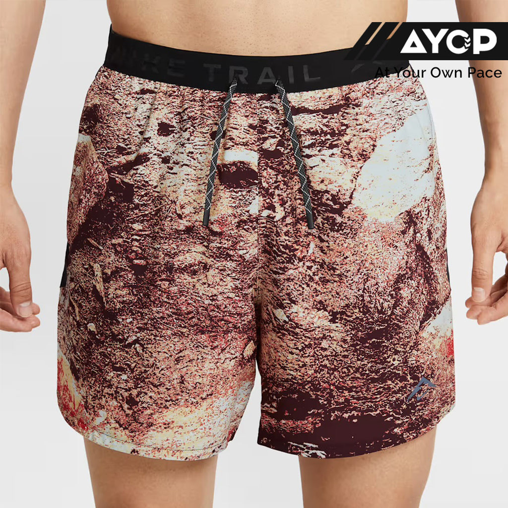 Nike Trail Dri-FIT 6-inch Brief-Lined Men’s Running Shorts - Sail Black