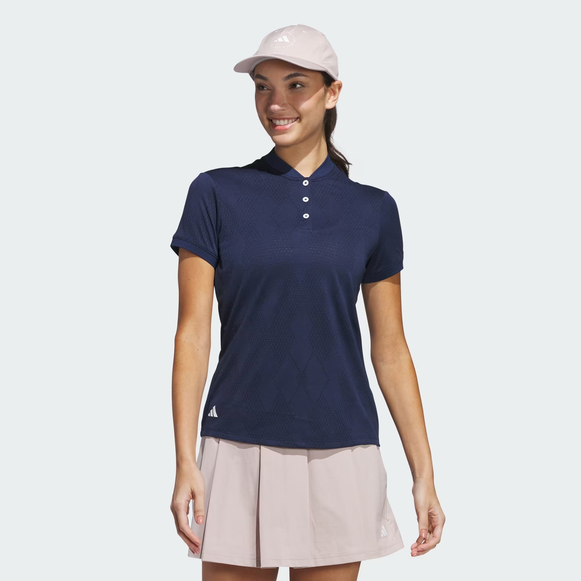 Adidas ultimate365 Diamond Jacquard Women’s Polo Shirt - Blue